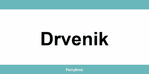 Jadrolinija Drvenik i vozni red plovidbe