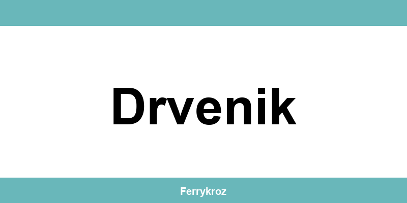 Jadrolinija Drvenik i vozni red plovidbe