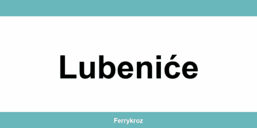 Jadrolinija Lubeniće i vozni red plovidbe