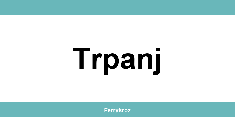 Jadrolinija Trpanj i vozni red plovidbe