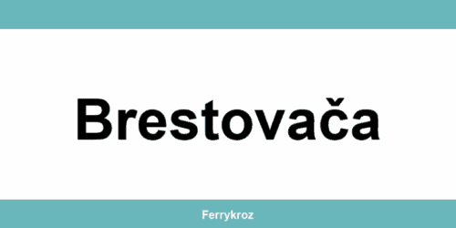 Jadrolinija Brestovača i vozni red plovidbe