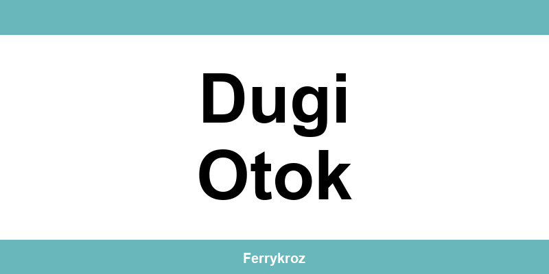 Jadrolinija Dugi Otok i vozni red plovidbe