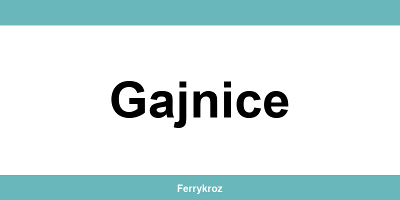 Jadrolinija Gajnice i vozni red plovidbe