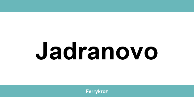 Jadrolinija Jadranovo i vozni red plovidbe