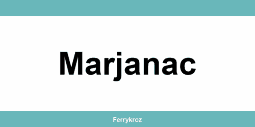 Jadrolinija Marjanac i vozni red plovidbe