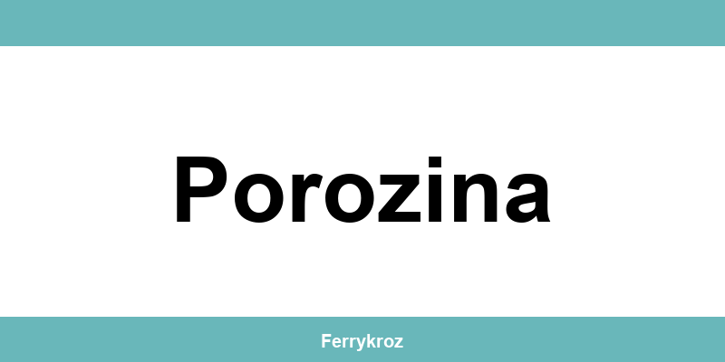 Jadrolinija Porozina i vozni red plovidbe