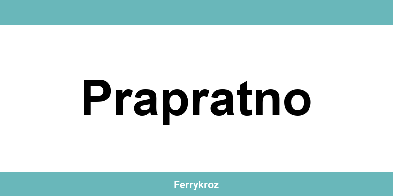 Jadrolinija Prapratno i vozni red plovidbe