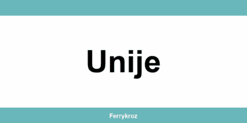 Jadrolinija Unije i vozni red plovidbe