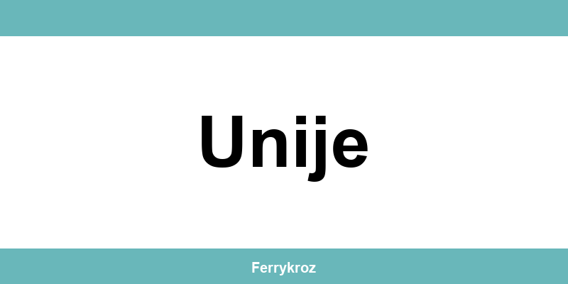 Jadrolinija Unije i vozni red plovidbe